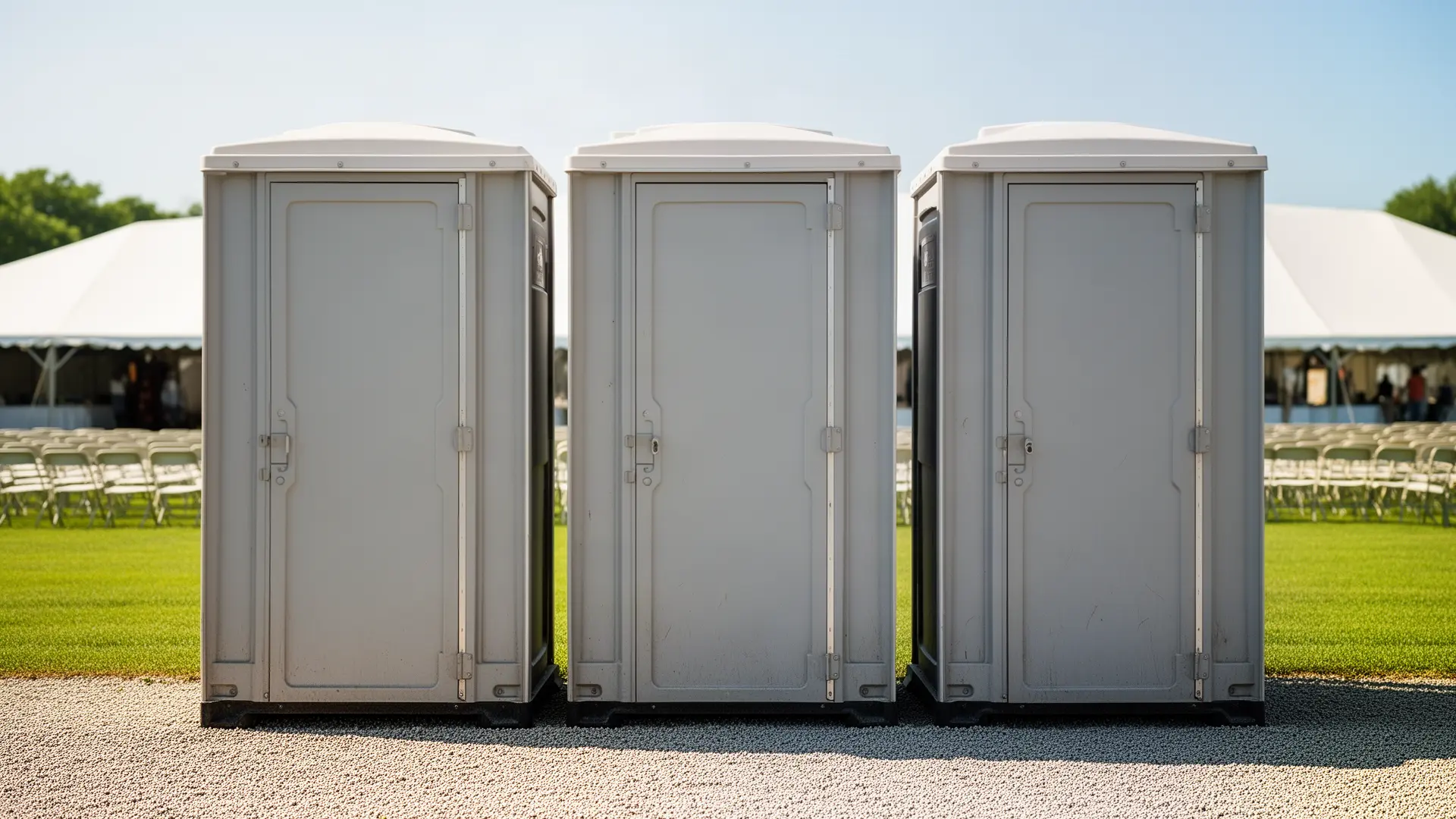 Clean porta potty unit from Silver Maple Porta Potty Rental in Alexandria, VA